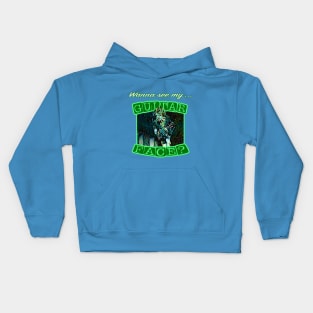 OG GUITARIST - Wanna See My Guitar Face? Kids Hoodie